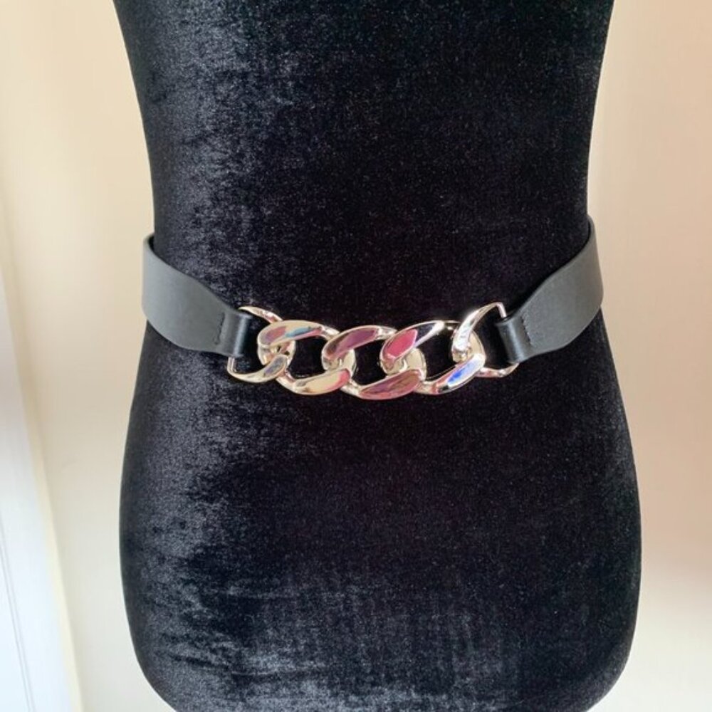 Silver Chain Decor Belt